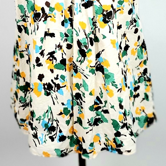 - Zara Woman Top Floral Print  sleeveless - Picture 2 of 6